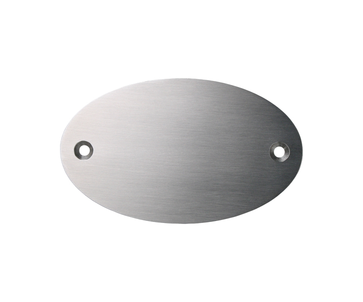 Edelstahl-Türschild 100x60mm