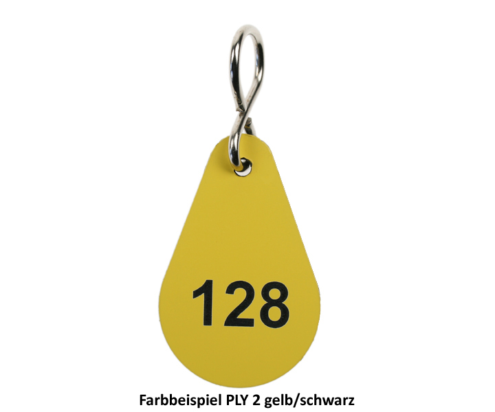 Schlüsselschild Typ 3, 45x29mm Schlüsselschild Typ 3, 45x29mm