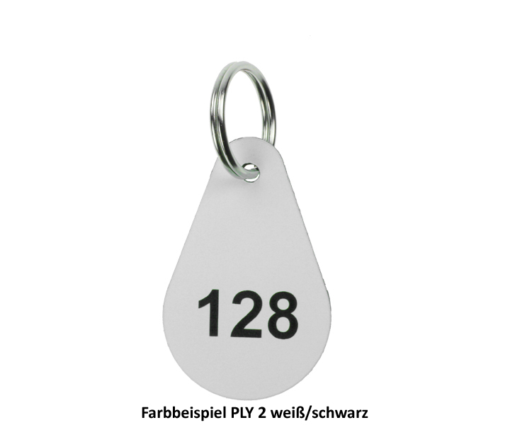 Schlüsselschild  Typ 3,  45x29mm