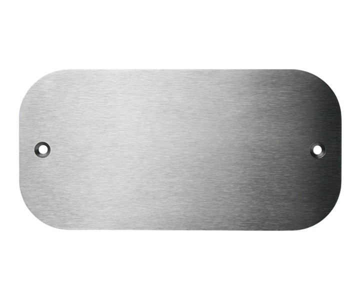 Edelstahl-Türschild 160x80mm