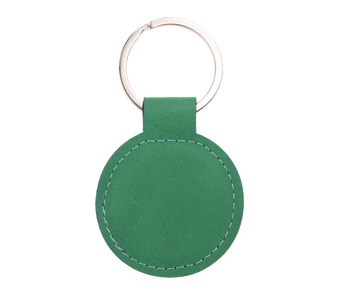 Keychain Round 50x50mm green/black Keychain Round 50x50mm green/black
