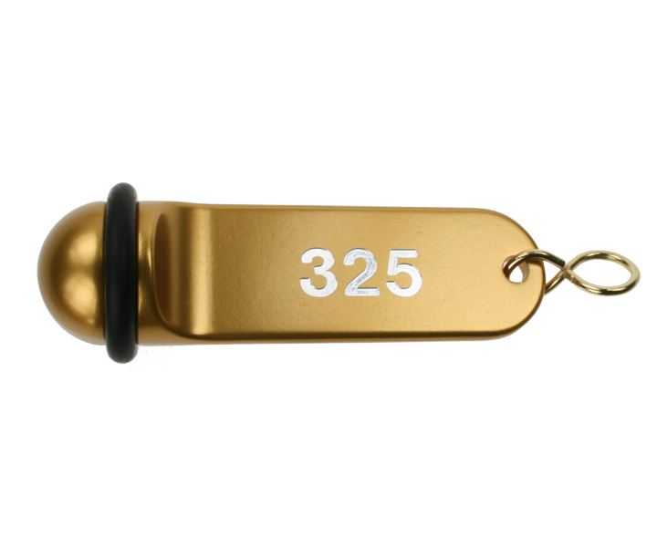 Hotel B&B Room numbers Aluminium Gold tag on key ring 